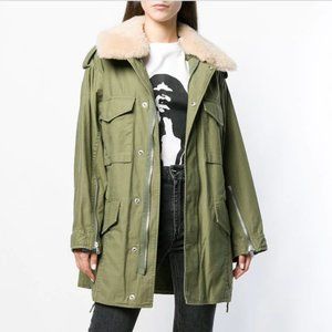 3.1 Phillip Lim Silk Parka with Fur